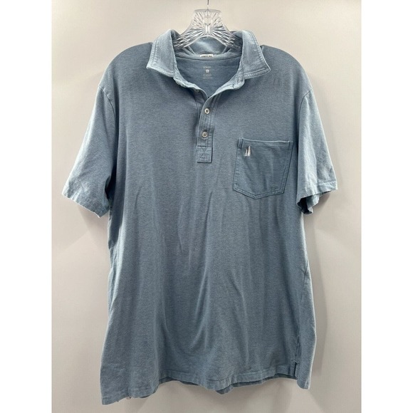 johnnie-O Other - Johnnie-O Men’s Short Sleeve Slim Fit Cotton Blend Polo Cove Blue Size XL